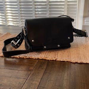 Brand New Nunoo Honey Black leather bag